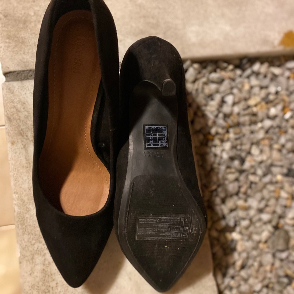 Faux Suede Pumps